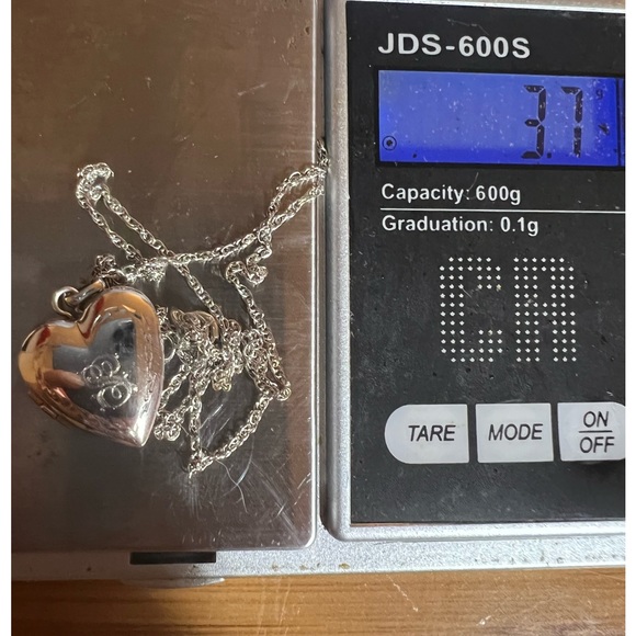 18k white gold chain, it is a small chain - Picture 9 of 9